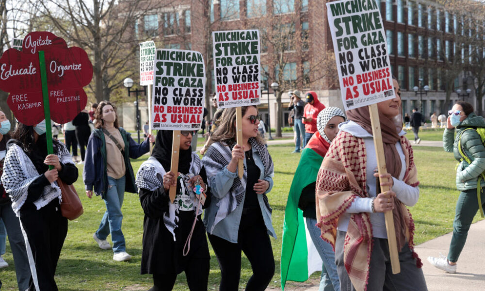 Recent Gaza Protests on U.S. University Campuses