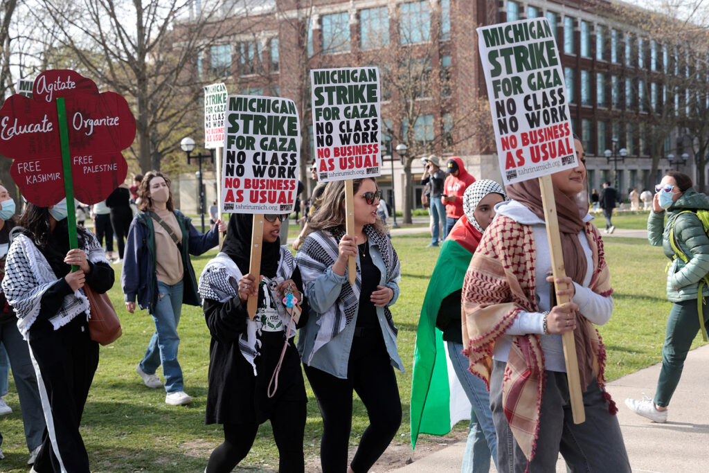 Recent Gaza Protests on U.S. University Campuses